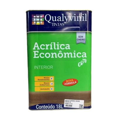 Látex Acrílico Com Maior Rendimento Qualyvinil De 18l