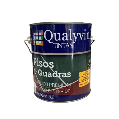 Tinta Acrílica De 3,6l Para Pisos E Quadras Qualyvinil