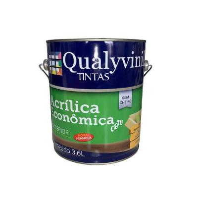 Látex Acrílico Sem Cheiro Qualyvinil De Ótima Qualidade 3,6L