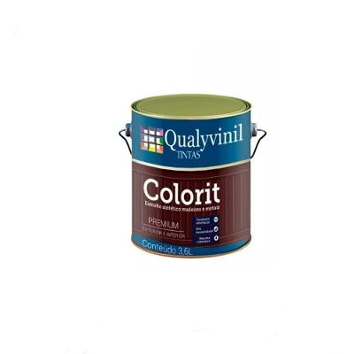 Tinta Esmalte Para Madeiras E Metais Premium De 3.6l Qualyvinil