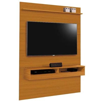 Painel para TV 50 Polegadas Torino II 120CM MDP Amadeirado EDN Móveis