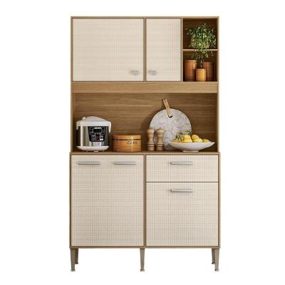 Cozinha Dhyana 5 Portas 3 Nichos Madeirado Off White