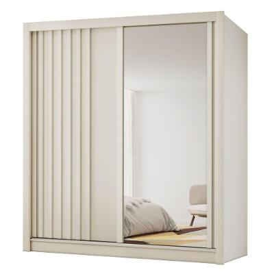 Guarda Roupa Casal Espelho 2 Portas 4 Gavetas Luna