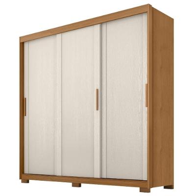 Guarda Roupa Casal 3 Portas 4 Gavetas Canadá Madeirado
