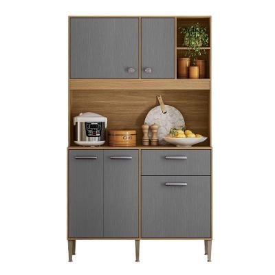 Armário De Cozinha Compacta 5 Portas 3 Nichos Dhyana