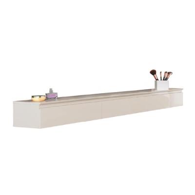 Penteadeira Suspensa Aspen 3 Gavetas Moderna MDF Off White 180CM