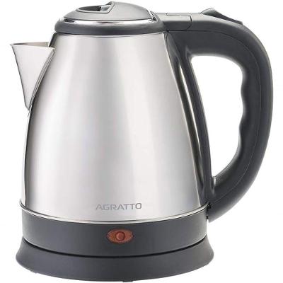 Chaleira Elétrica Agratto 784 1,8L Preto Inox 220V Base Separada