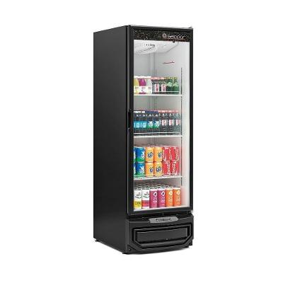 Expositor Refrigerado Vertical Gelopar GRV57PR 570L 1 Porta Preto 220V