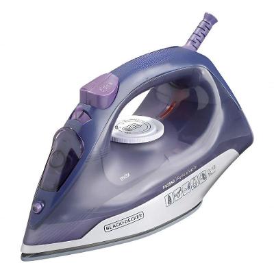 Ferro Seco e a Vapor Black + Decker FX2550-BR 1100W Roxo 110V