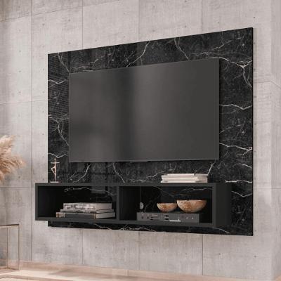 Painel para TV Viena 43" 108CM MDP Preto Ofertamo Móveis