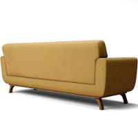 Sofá 4 Lugares Sala De Estar Miami 260 Cm Mostarda C-279 - 5