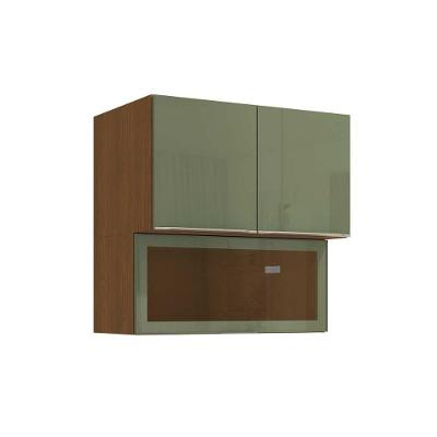 Armário Cozinha Vibra T647 80CM 3 Portas MDF-MDP de Bater Kappesberg