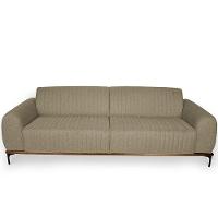 Sofá 3 Lugares Para Sala De Estar Molino 210 Cm Bege C-129 - 6