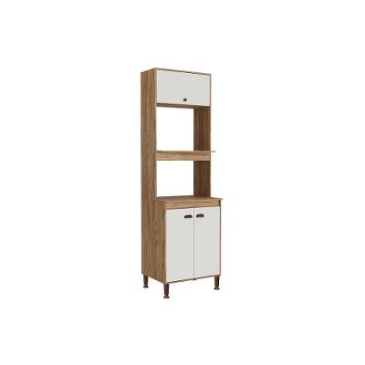 Paneleiro de Cozinha Torino 3 Portas 1 Prateleira MDP 63CM Mel Movelbento
