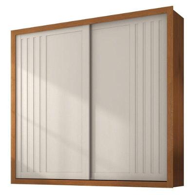 Guarda Roupa Casal Versalles 2 Portas 6 Gavetas Cinamomo Areia Fosco - Zanzini