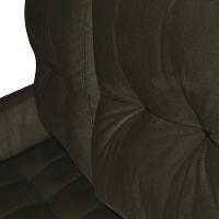 Sofá Cama Casal Reclinável Drika - Veludo Turkey Chocolate