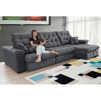 Sofá Coliseu Super Pillow 3,70m chumbo - 7