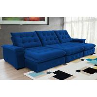 Sofá Coliseu Super Pillow 3,70m azul - 1
