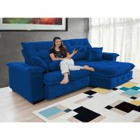 Sofá Coliseu 2.60m Retrátil E Reclinável Super Pillow - Azul - 5