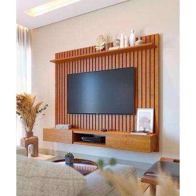 Painel Para Tv Home Suspenso Ripado Ambiente Loft 2.2 Nature - Imcal