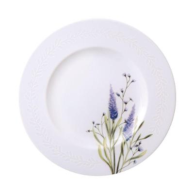 Prato Raso Tramontina Lilla Porcelana Decorada 28cm Tramontina