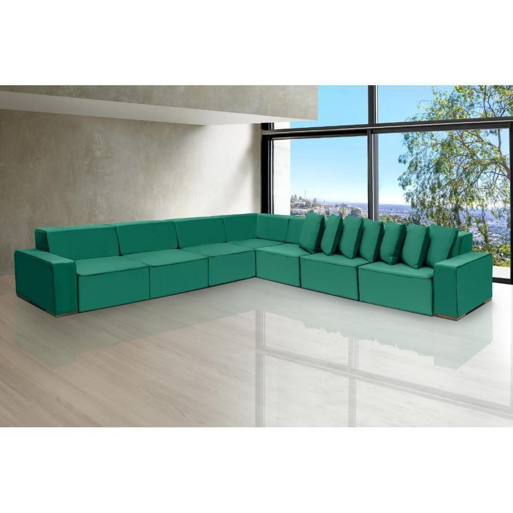 Sofá De Canto Dubai 4,57x4,57m-verde - 5