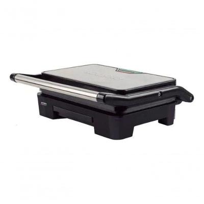 Grill Elétrico Asteria Compact Multifunções 900W inox-preto 110V