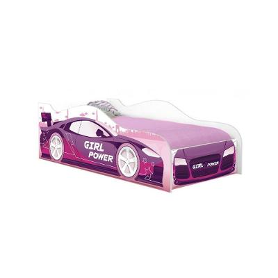 Cama Infantil Adesivada Divertida Quarto Menino Menina - Infantil - Carro Rosa Infantil - Carro Rosa