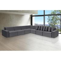 Sofá De Canto Dubai 4,57x4,57m-chumbo - 5