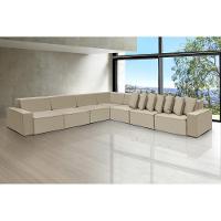 Sofá De Canto Dubai 3,97x3,97m-bege - 1