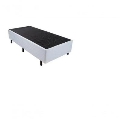 Cama Box Casal Universal 79 Estrutura Madeira Jacquard Superfície Antideslizante Branco Gazin