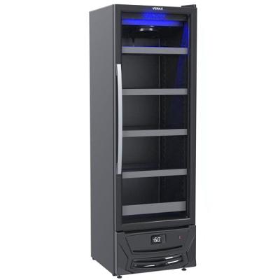 Cervejeira Blue Light 330L 110V com Controle Digital e Iluminação LED Azul Preto Fosco Venax