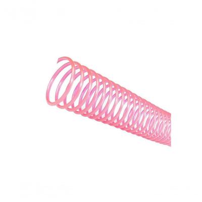 Espirais para Encadernacao Lassane Rosa Transparente 40mm 350 Folhas 20 Unidades Rosa