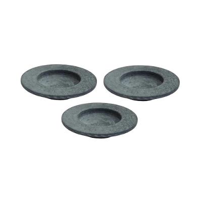 Kit 3 Pratos Risoto Massa Chapéu Invertido Pedra Sabão 22cm Industria São Jose