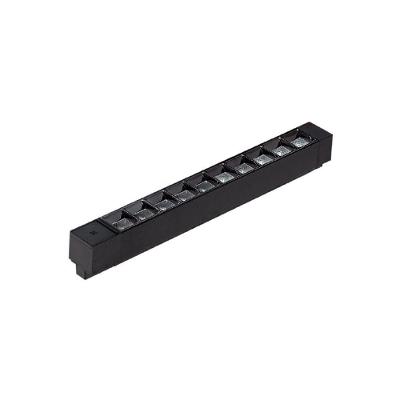 Luminária Luz Pontual para Trilho Eletrificado Trace LED Embutido 14W Alto IRC 93 3000K Luz Amarela