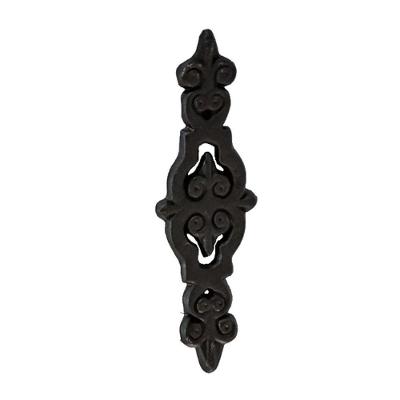 Ornamento Florão N02 Grade Ferro Fundido Decoração Inox Fundição São Cristóvão 27CM