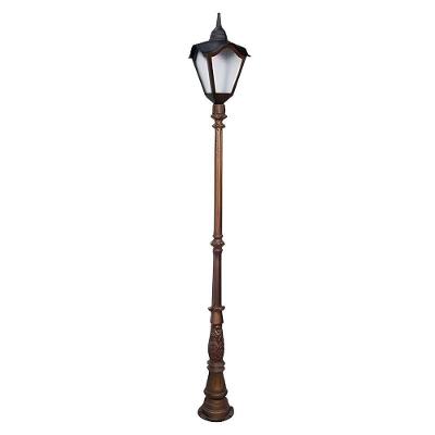 Poste para Jardim PT139 Romano com Luminária Resistente à Maresia Bivolt Luminárias N. Sra. da Guia