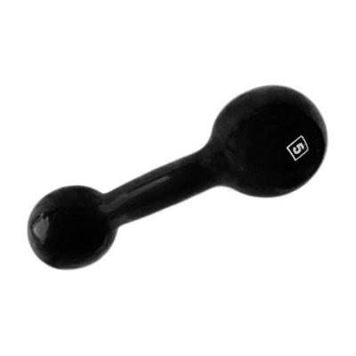 Halteres 0.037A Ferro Fundido Emborrachado Alta Aderência Preto Anilhas Fitness 5kg