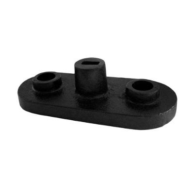 Guia Tijolinho Peso 0.130RT.A Ferro Fundido Pintado Furo Retangular Academia 7kg Anilhas Fitness