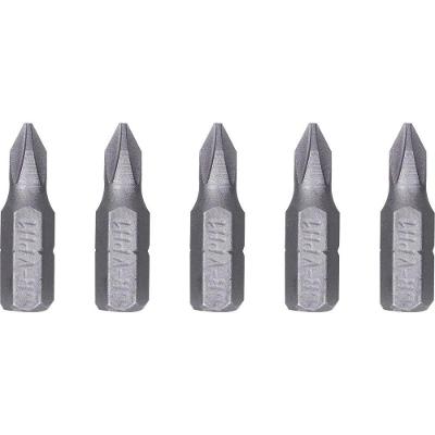 Bits 1-4 Ponta Philips Ph1 X 25,4mm Worker - 5 Peças
