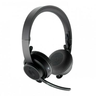 Headset Zone Wireless 981-000853 Bluetooth Cancelamento de Ruído Ativo Preto Logitech