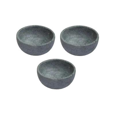 Kit 3 Cumbuca CPS150E3INDSJ para Caldo Sopa Pedra Sabão Propriedades Térmicas Cozinha Industria São