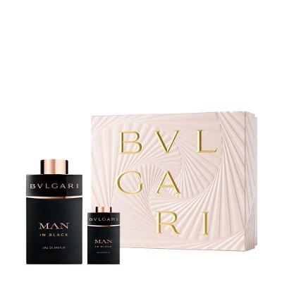 Kit de Perfume Man In Black Masculino Eau de Parfum Oriental Floral 100ML Bvlgari