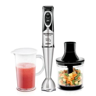 Mixer Power Mixer Premium Mondial M-07 500W 2 em 1 Preto Inox 110V
