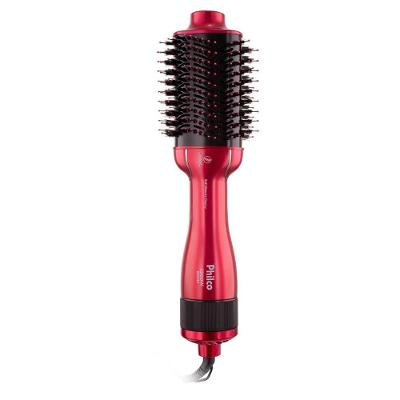 Escova Secadora PEC13 Soft Beauty Formato Oval 1300W Tecnologia Íons Tourmaline Cherry Philco Bivolt
