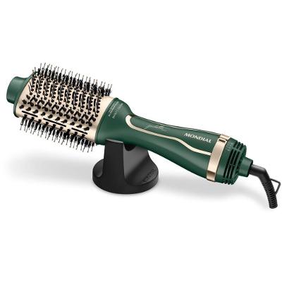 Escova Secadora By Juliette ES-JU-02 Oval 1300W Cerâmica com Íons Verde Oliva Mondial Bivolt