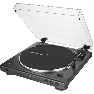 Toca-discos Automático Audio Technica AT-LP60X-GM Operação Automatizada Correia 33-1-3 45 RPM