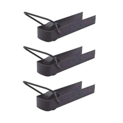 Kit 3 Pares Trinco de Correr Porteira KIT-3UND-1562 com Rodinha Aço Metasal