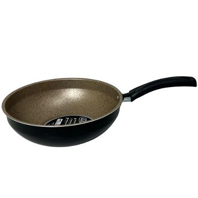 Frigideira Wok Antiaderente Alumínio com Revestimento 24CM 2,8L Cabo Ergonômico MTA