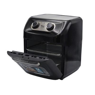 Fritadeira Eletrica sem Oleo Florenca Airfryer 12L 1800W Antiaderente Preta 220V
